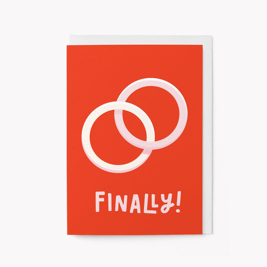 Finally - Wedding Greeting Card
