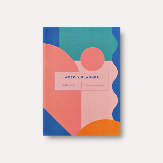 The Completist Miami No. 1 Weekly Lay Flat Planner Book