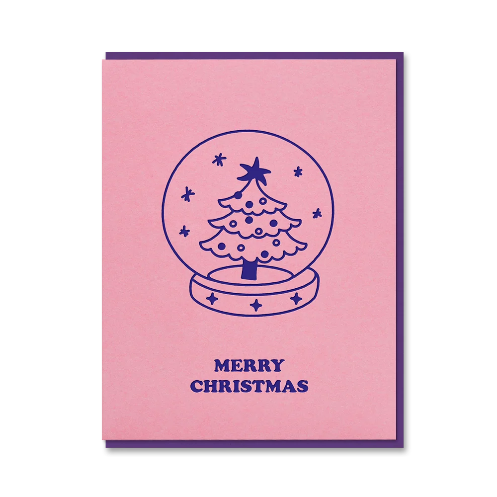 Snow Globe Christmas Box Set - Box of Eight Cards