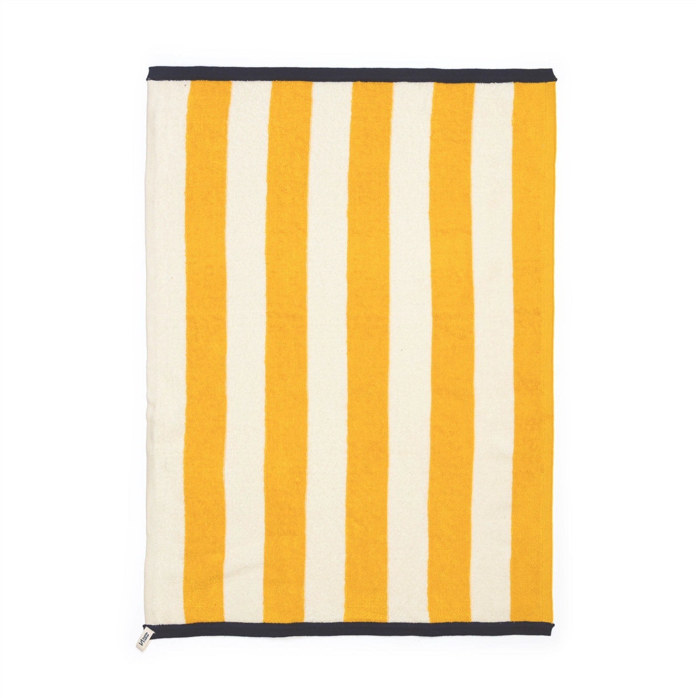 Terry Towelling Hand Towel: Striped Citrus