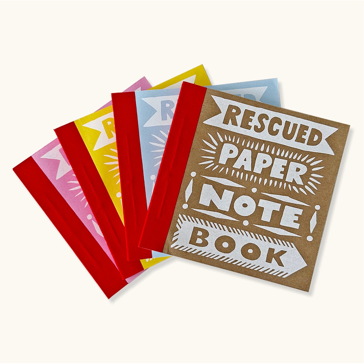Rescued Paper Notebook in Assorted Colours