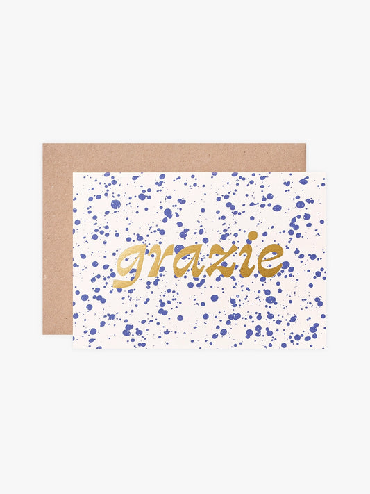 Splatterware Card Grazie!