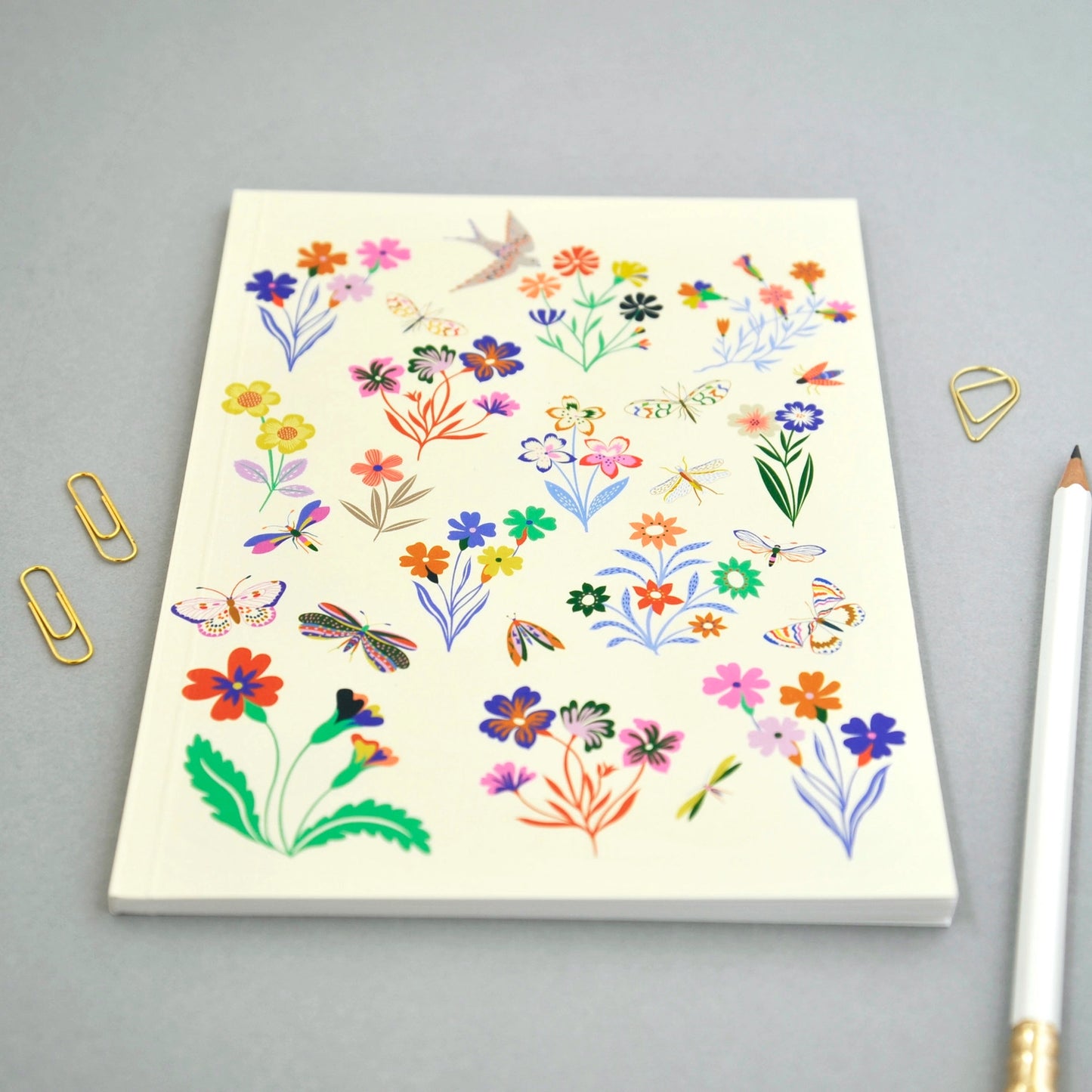 Birds & Butterflies A5 Notebook