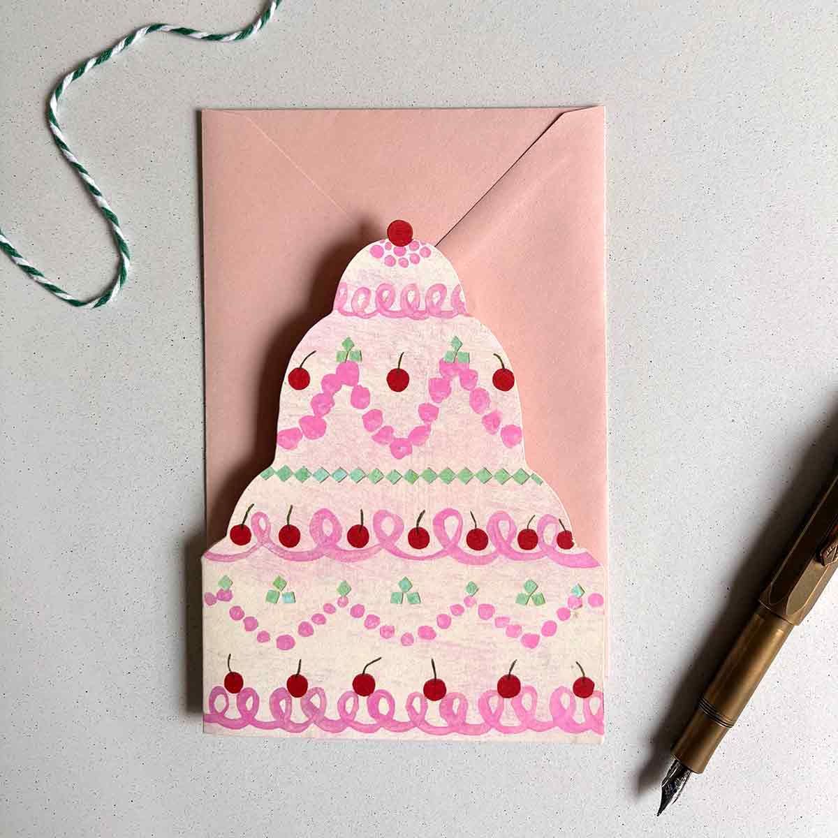 Wedding Cake Greeting Card