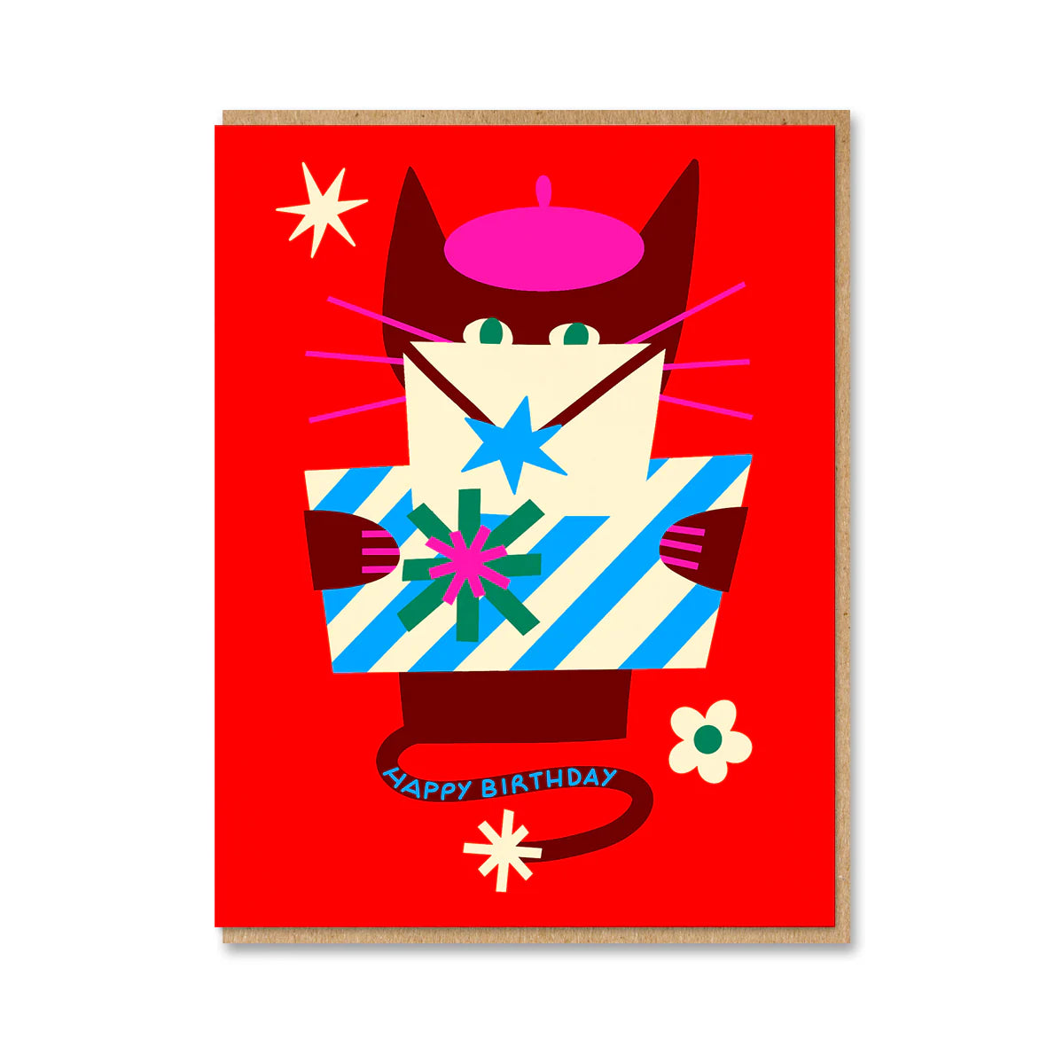 Beret Birthday Card