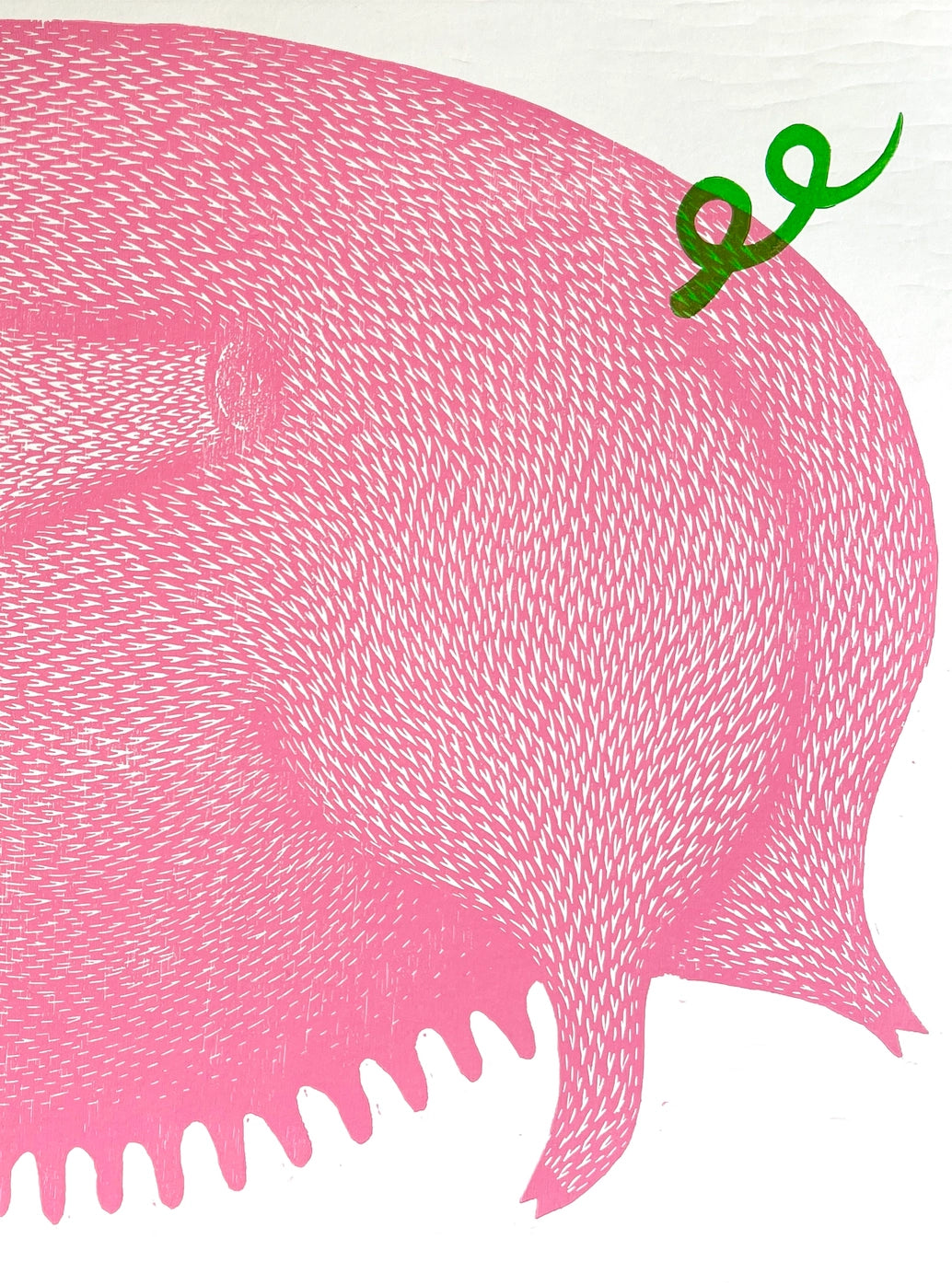Swine of the Times Original Woodcut