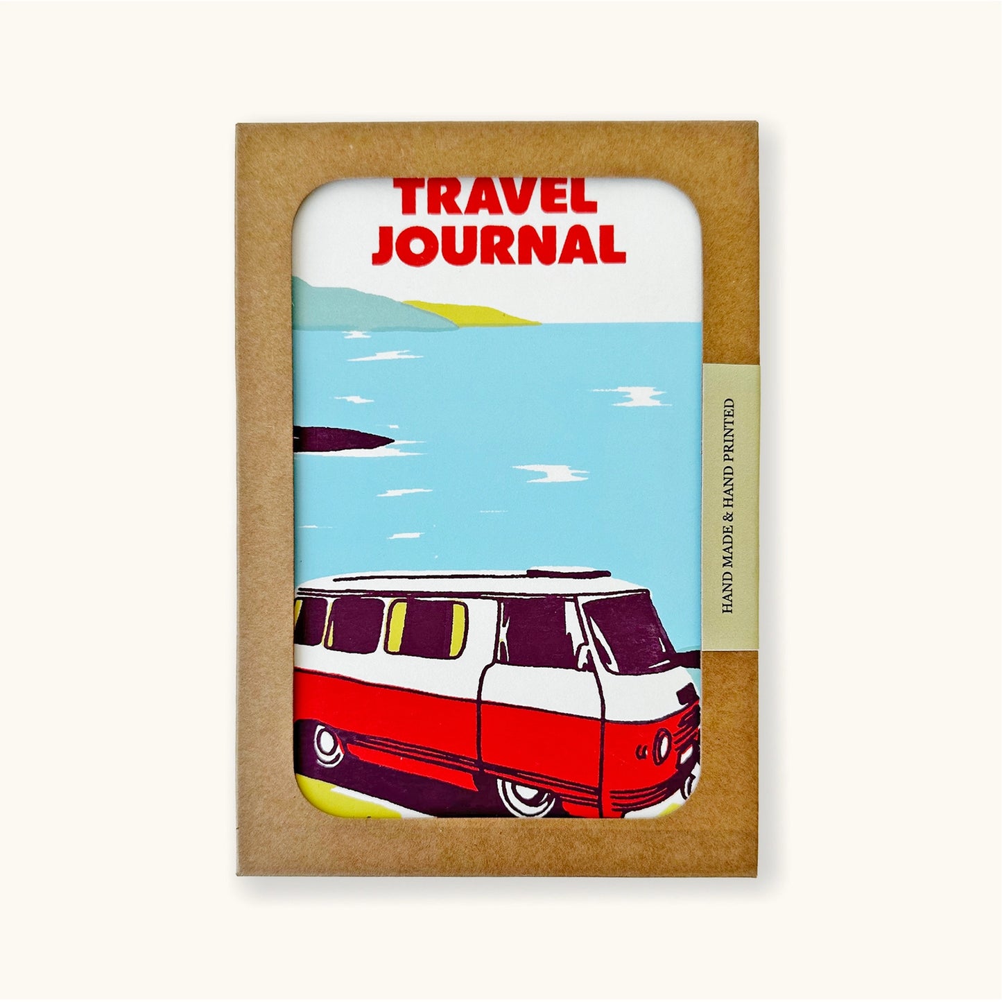 Camper Van Journal with lined, plain and dot grid pages and integrated envelopes