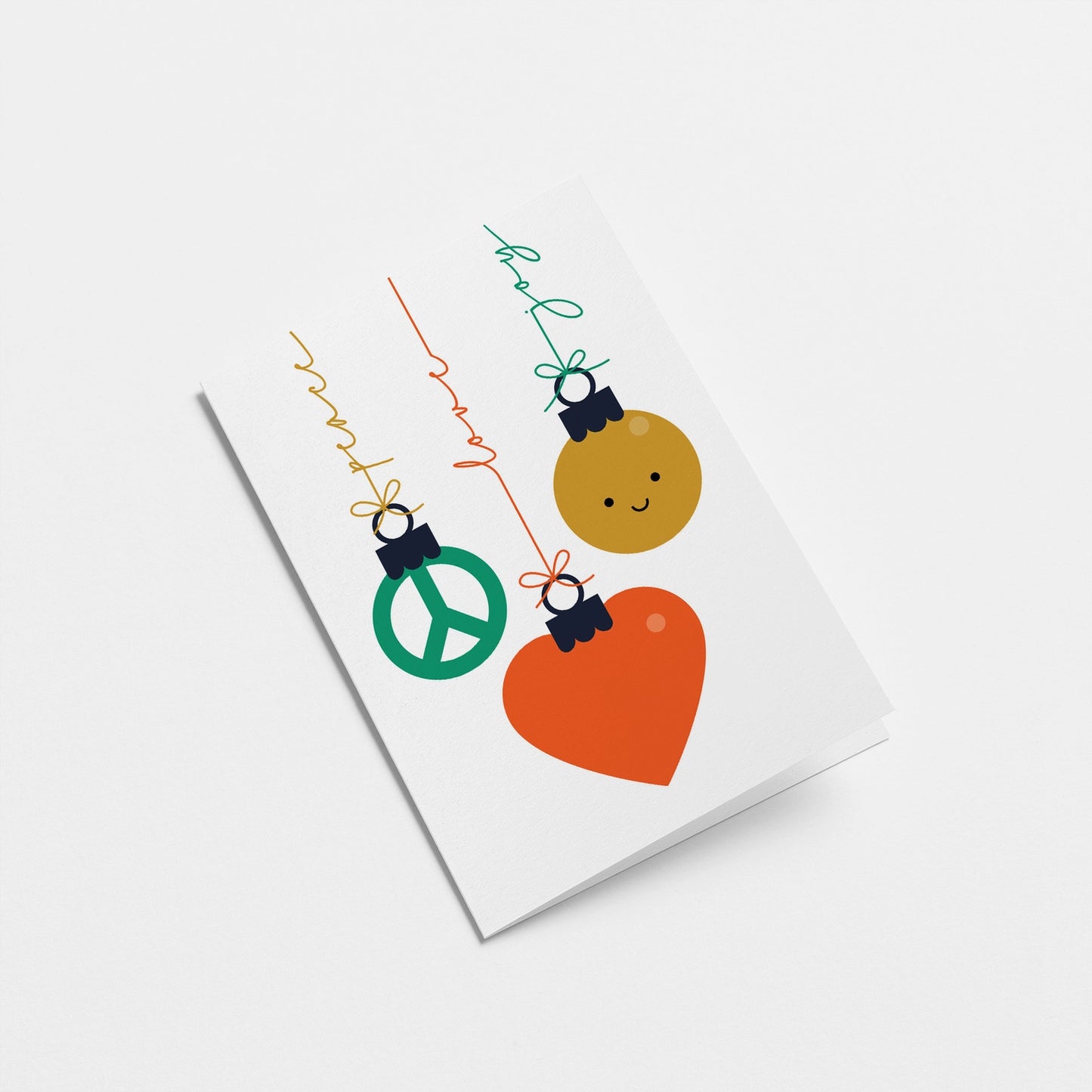 Peace, Love & Joy - Christmas Card