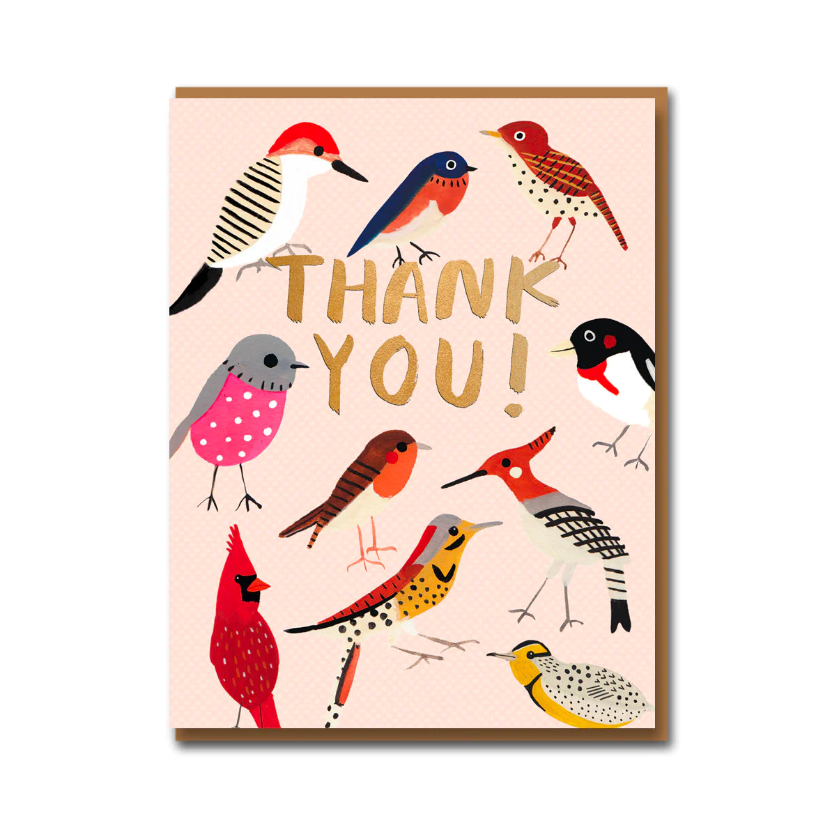 Feathered Friends Thank You Card