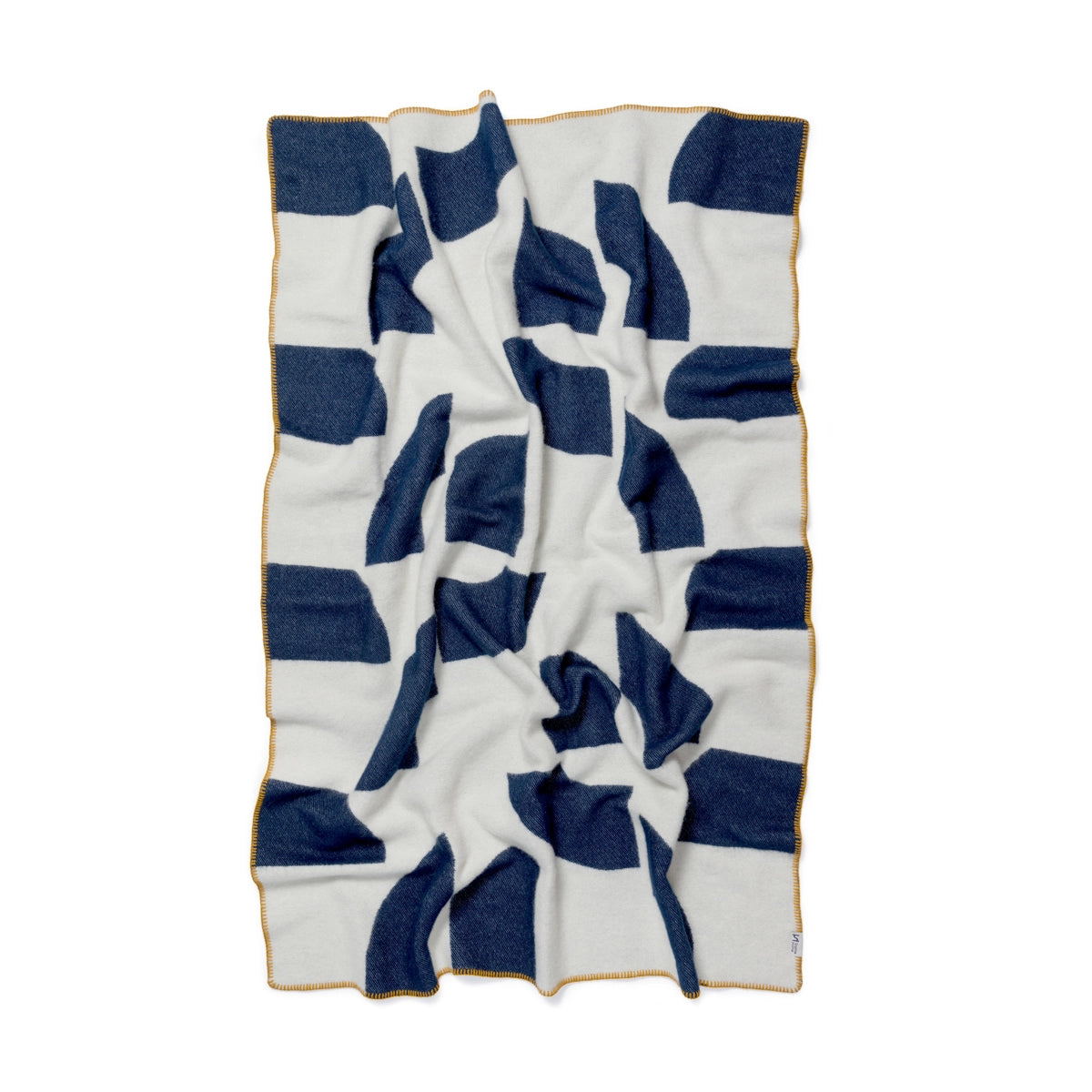 Wool Throw Blanket: Deko Navy