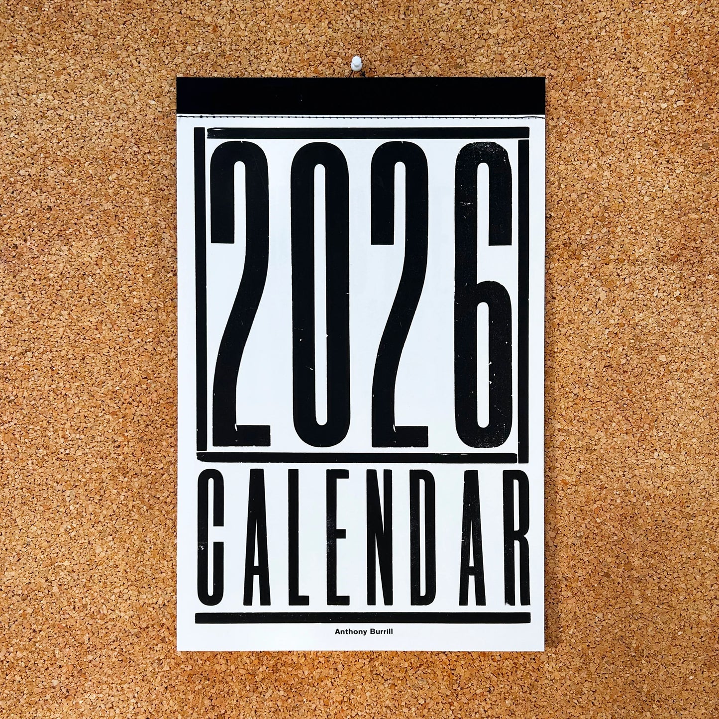 Anthony Burrill Wall Calendar 2026