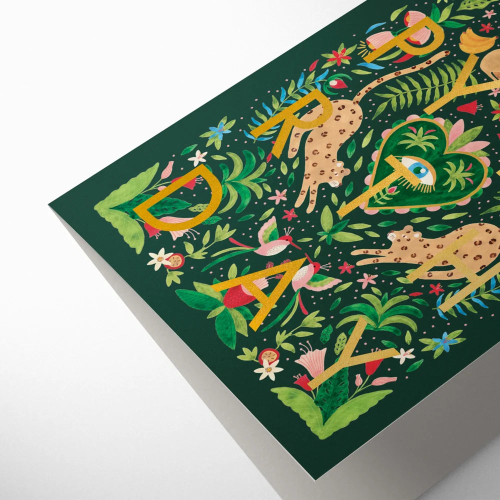 Jungle Inspired Birthday Card