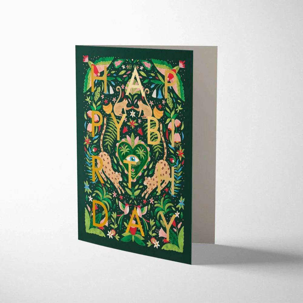 Jungle Inspired Birthday Card