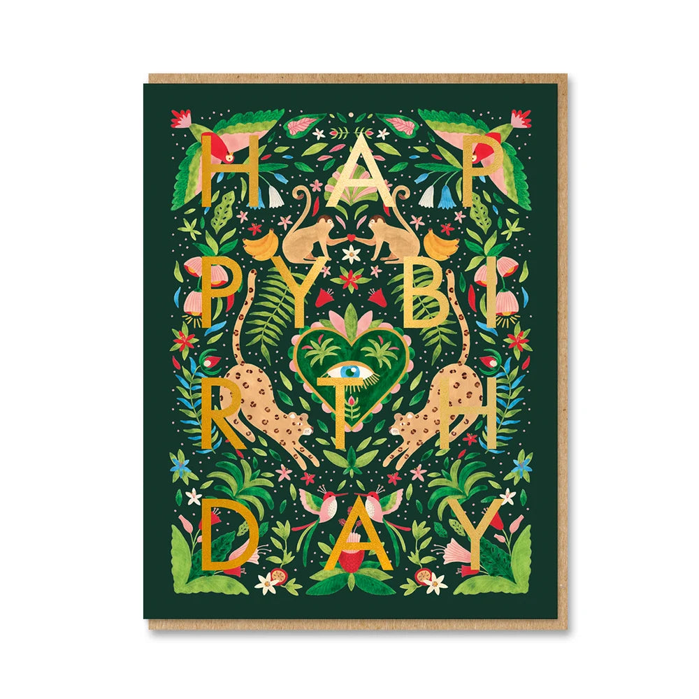 Jungle Inspired Birthday Card