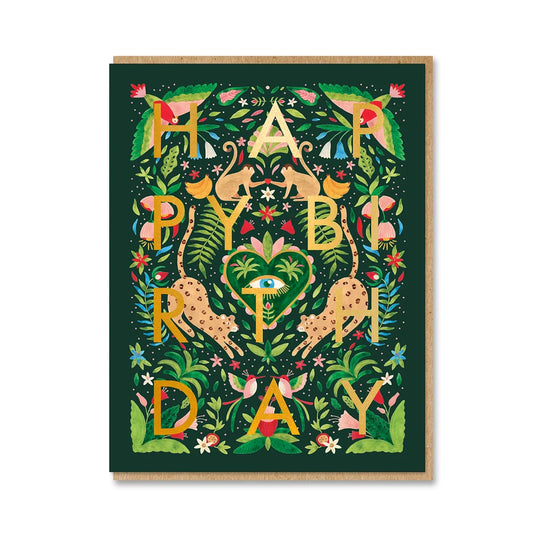 Jungle Inspired Birthday Card