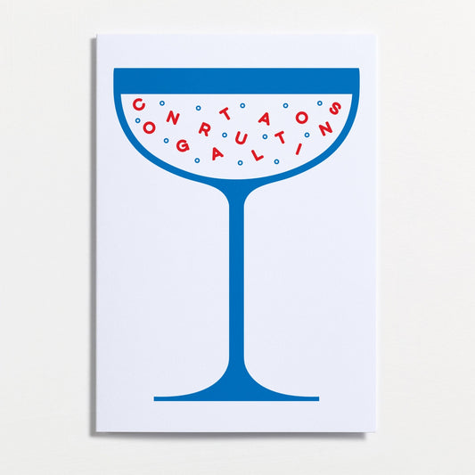 Congratulations Cocktail Greetings Card