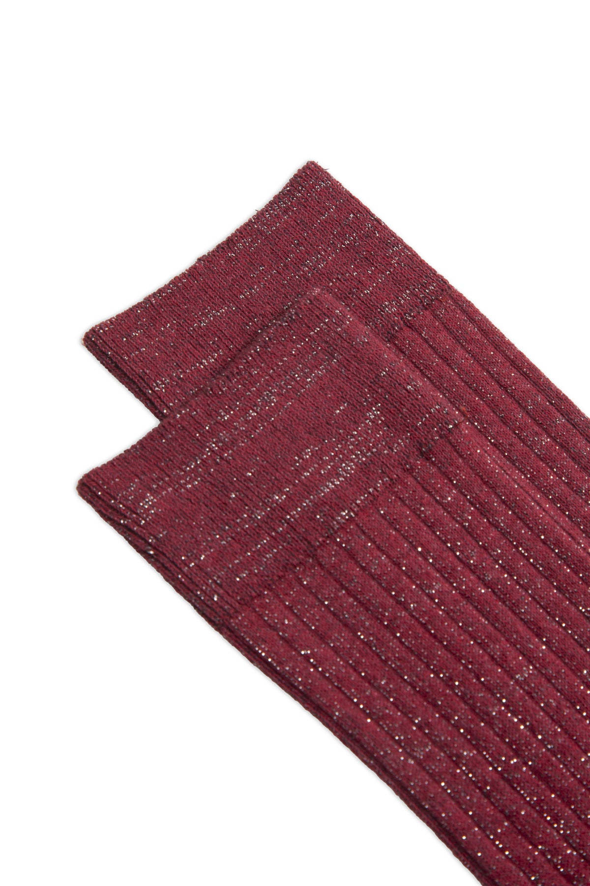 Cherry Short Socks in Lurex Cotton