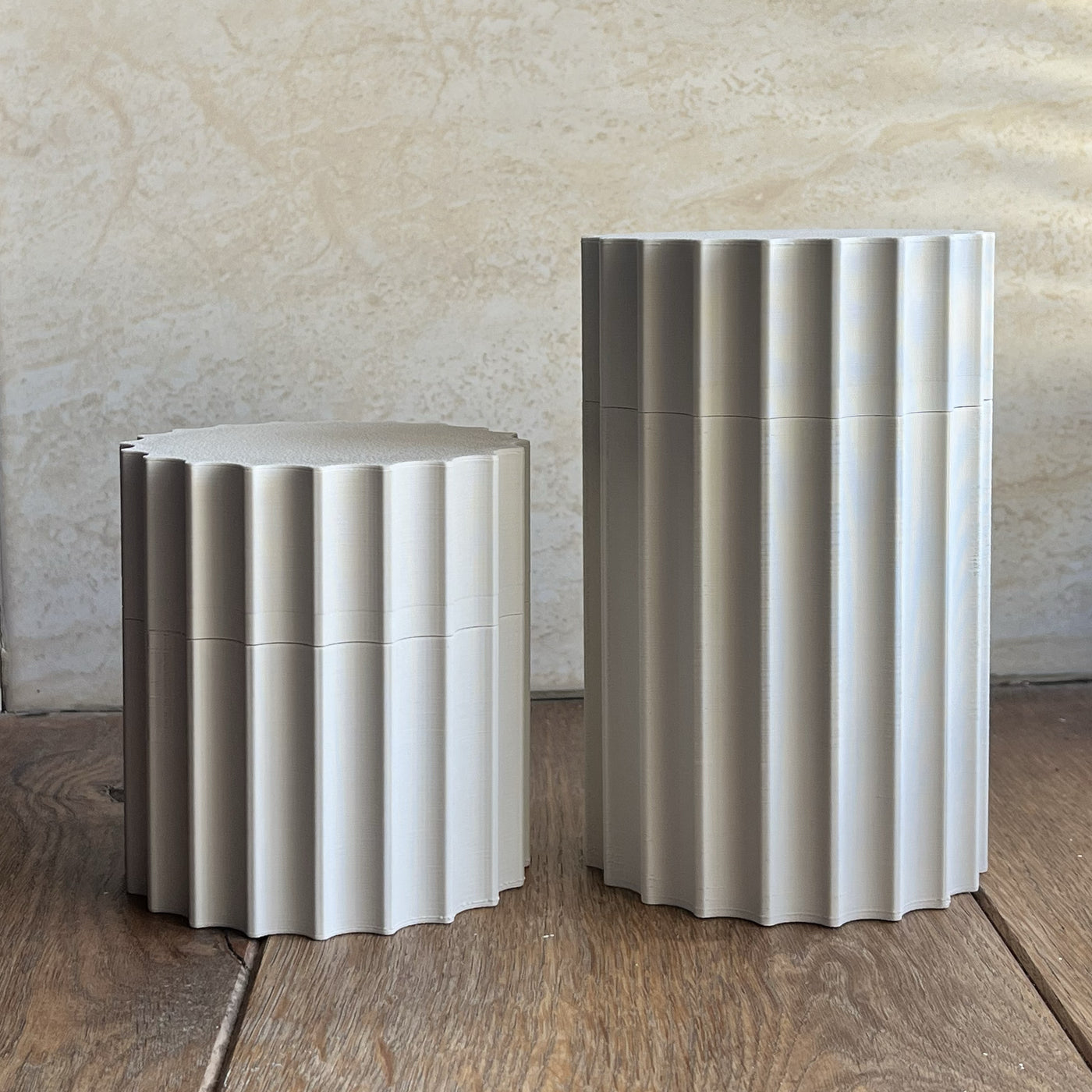 Column Storage Pot -  3D Printed