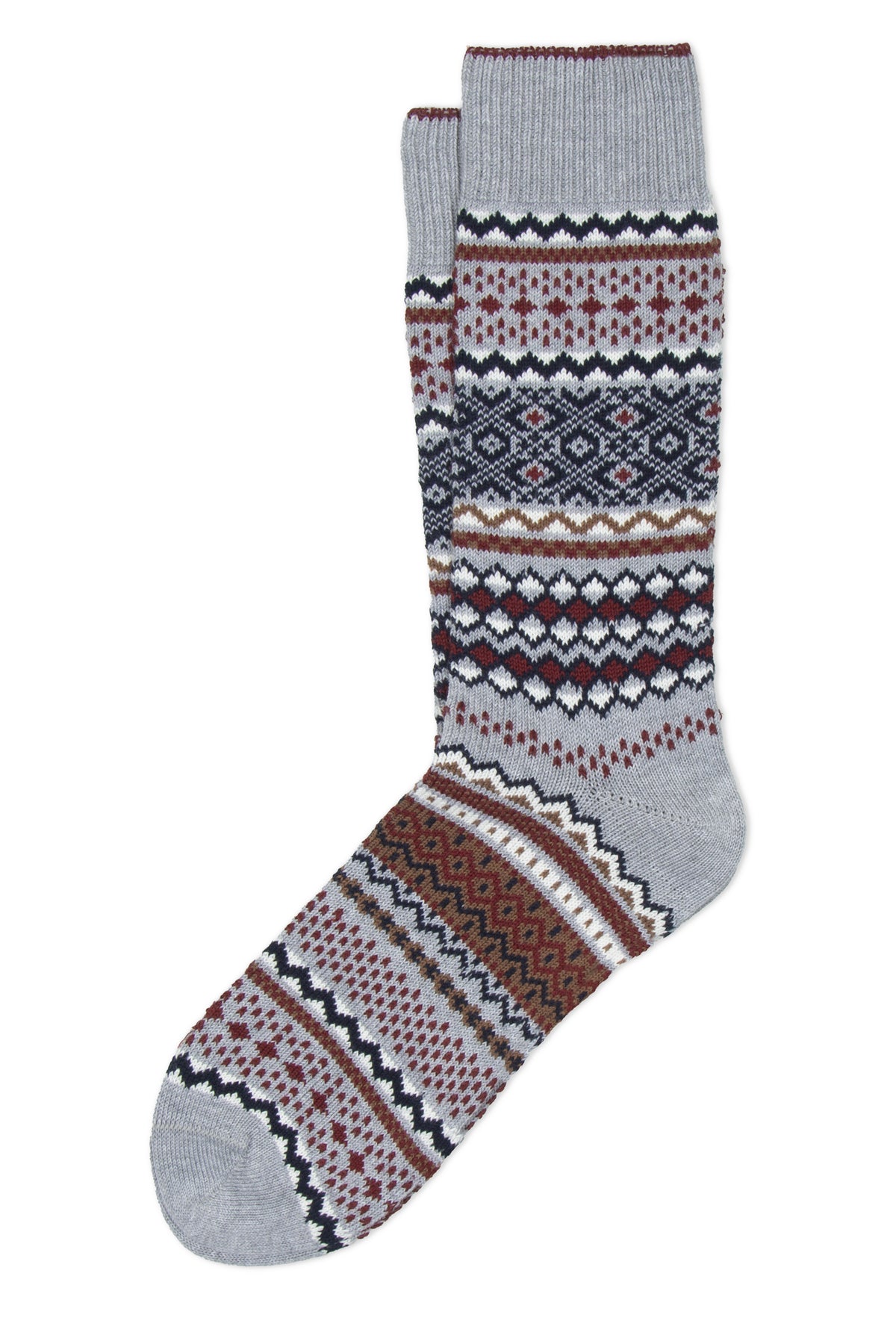 Corvara socks in Aztec Patterned Cotton