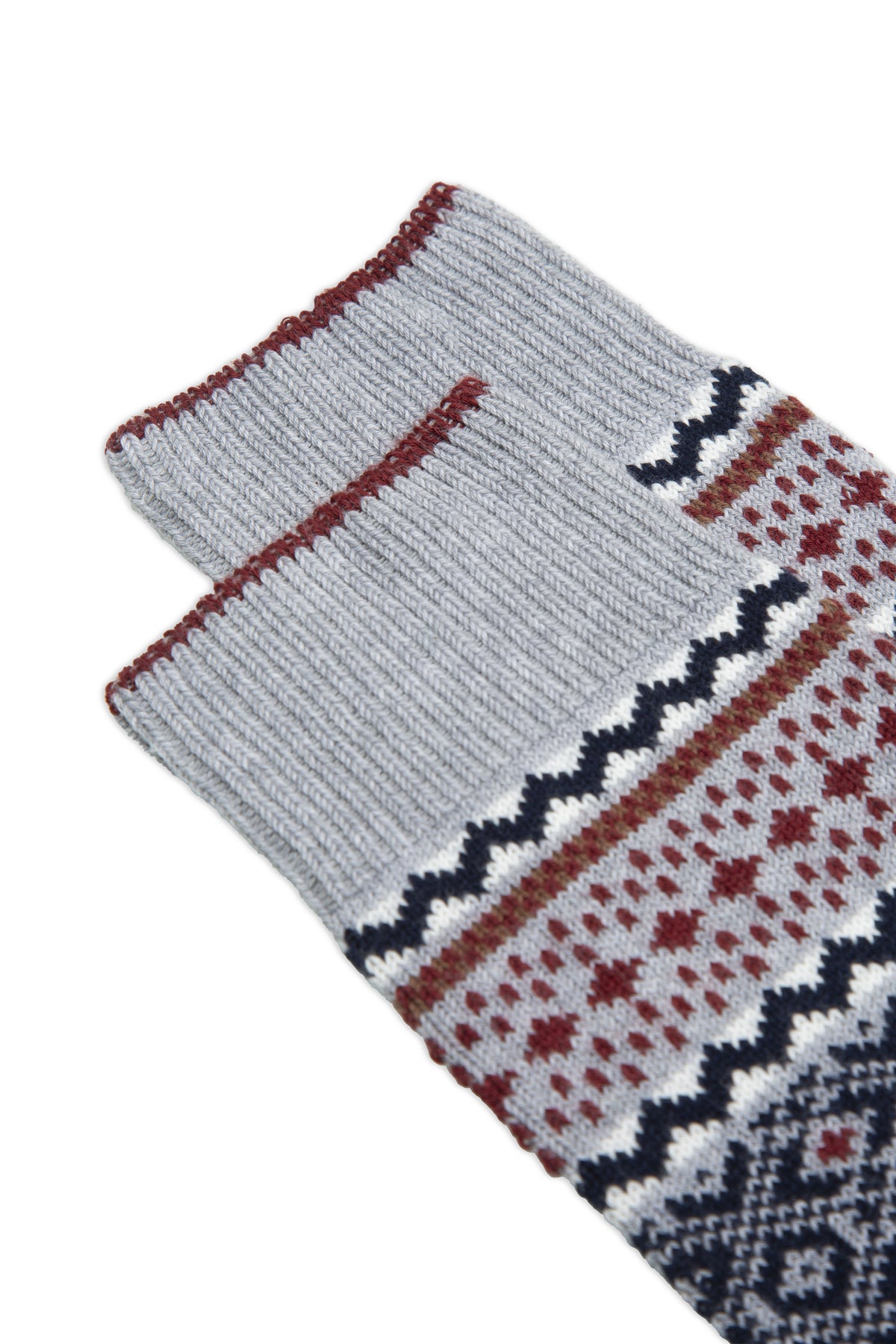 Corvara socks in Aztec Patterned Cotton