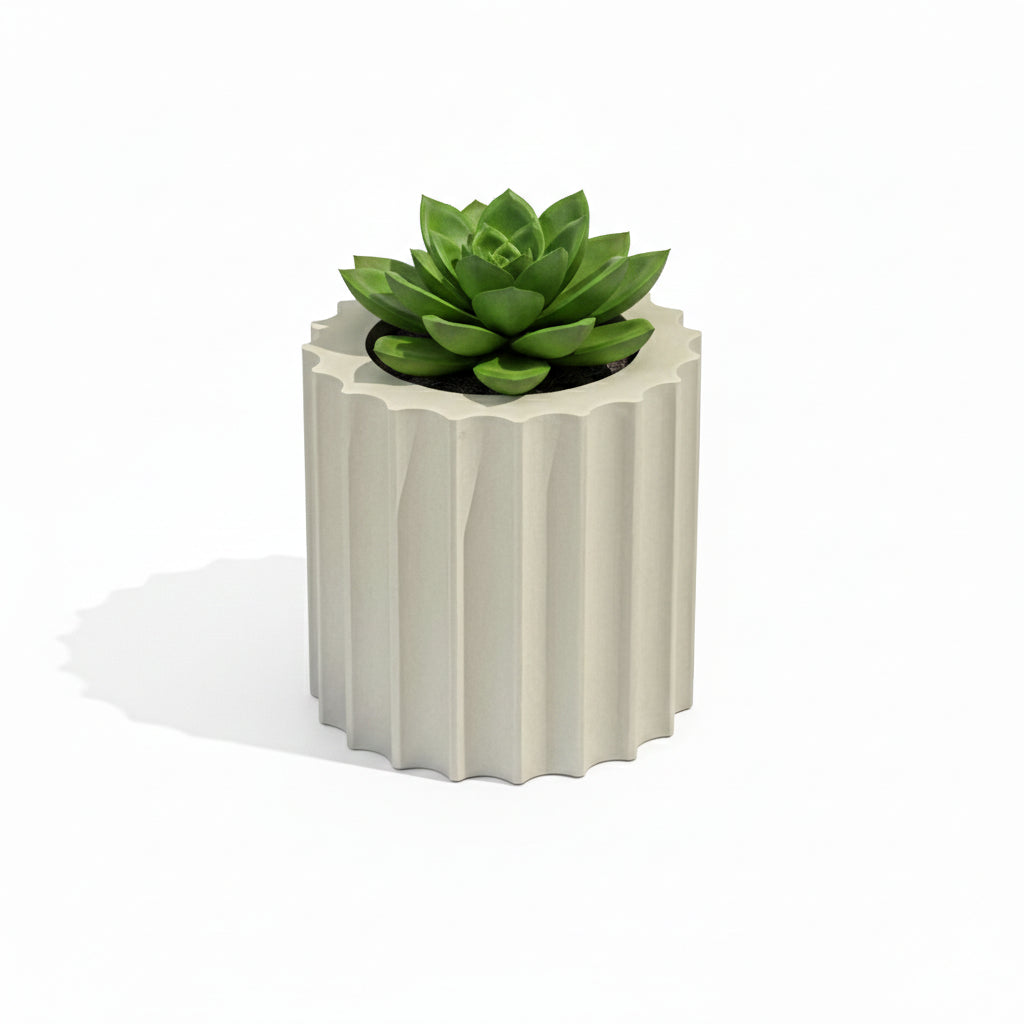 Mini Column Plant Pot -  3D Printed