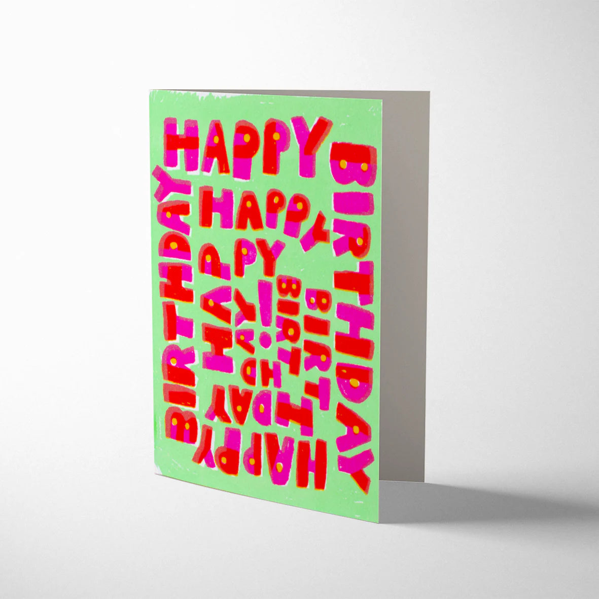 Spiral Happy Birthday Card