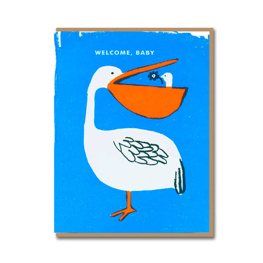 Pelican Baby Congratulations Card