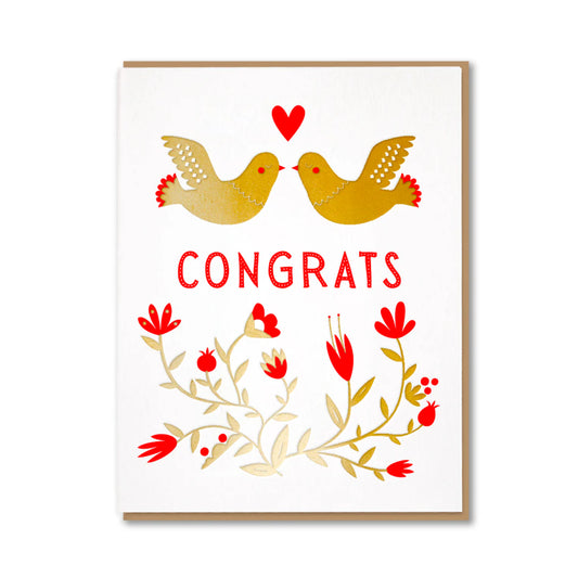 Congrats Doves Card