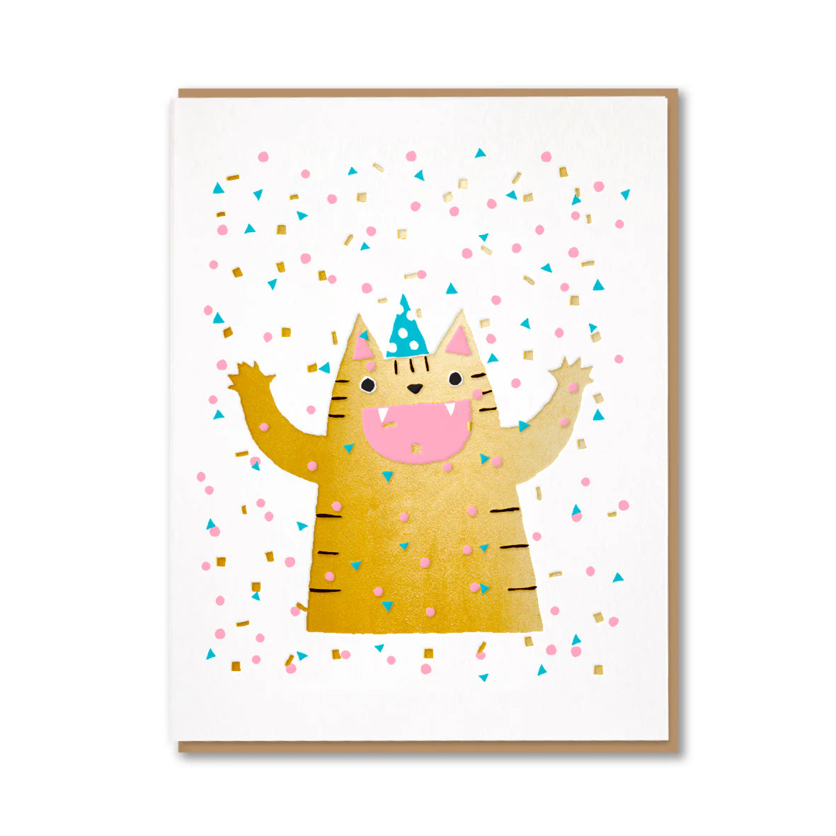 Confetti Cat Card