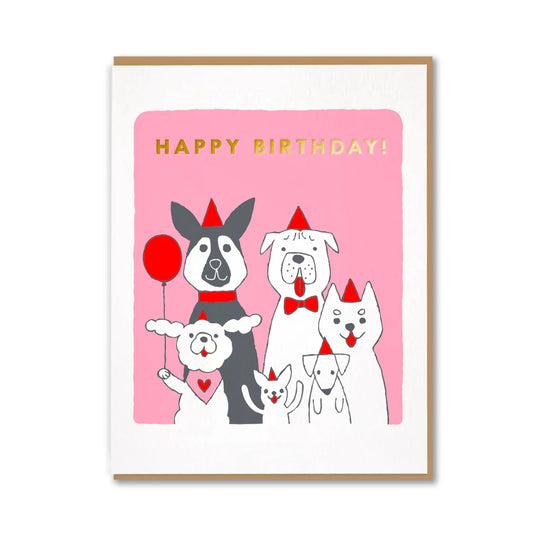 Birthday Dogs Card