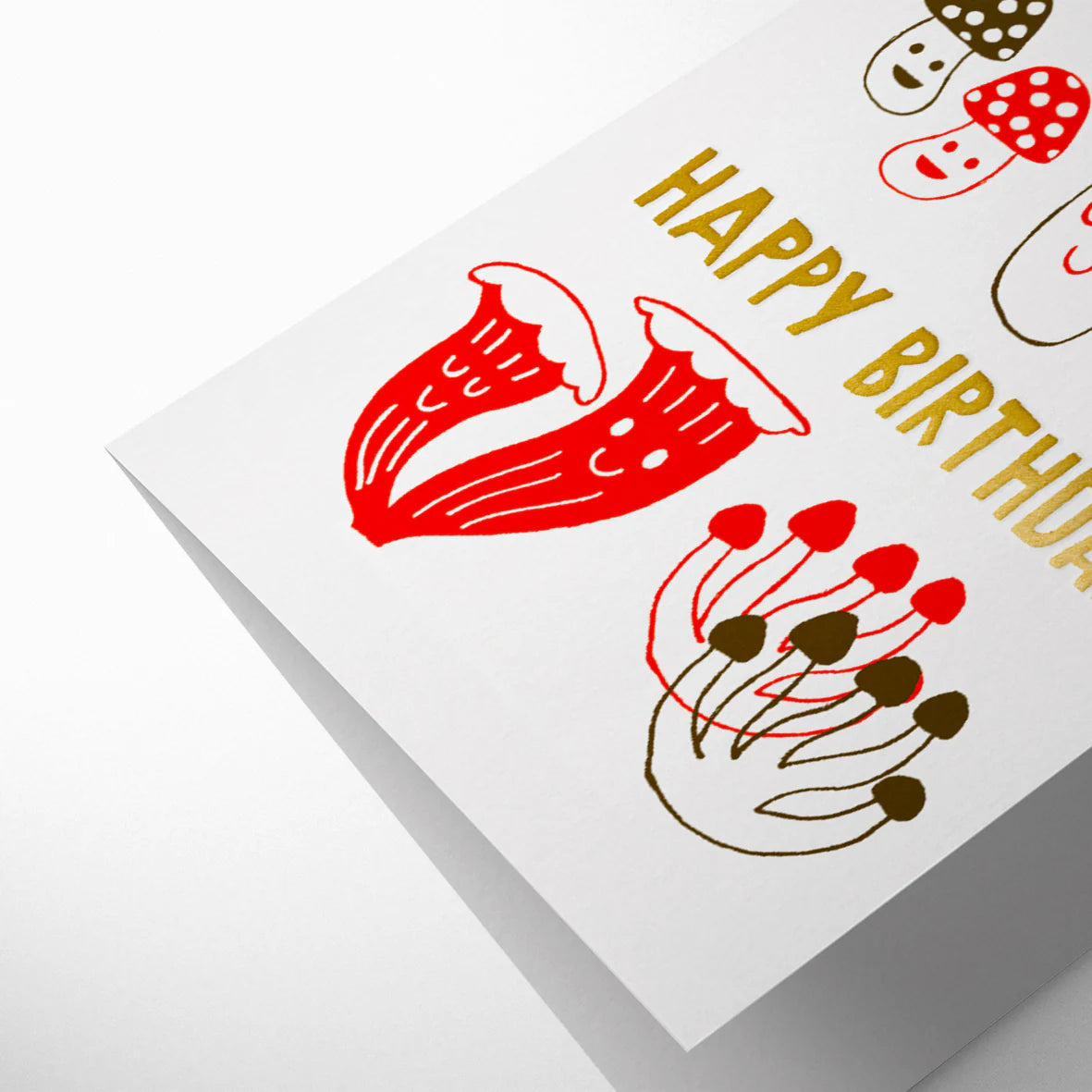 Birthday Mushrooms Card