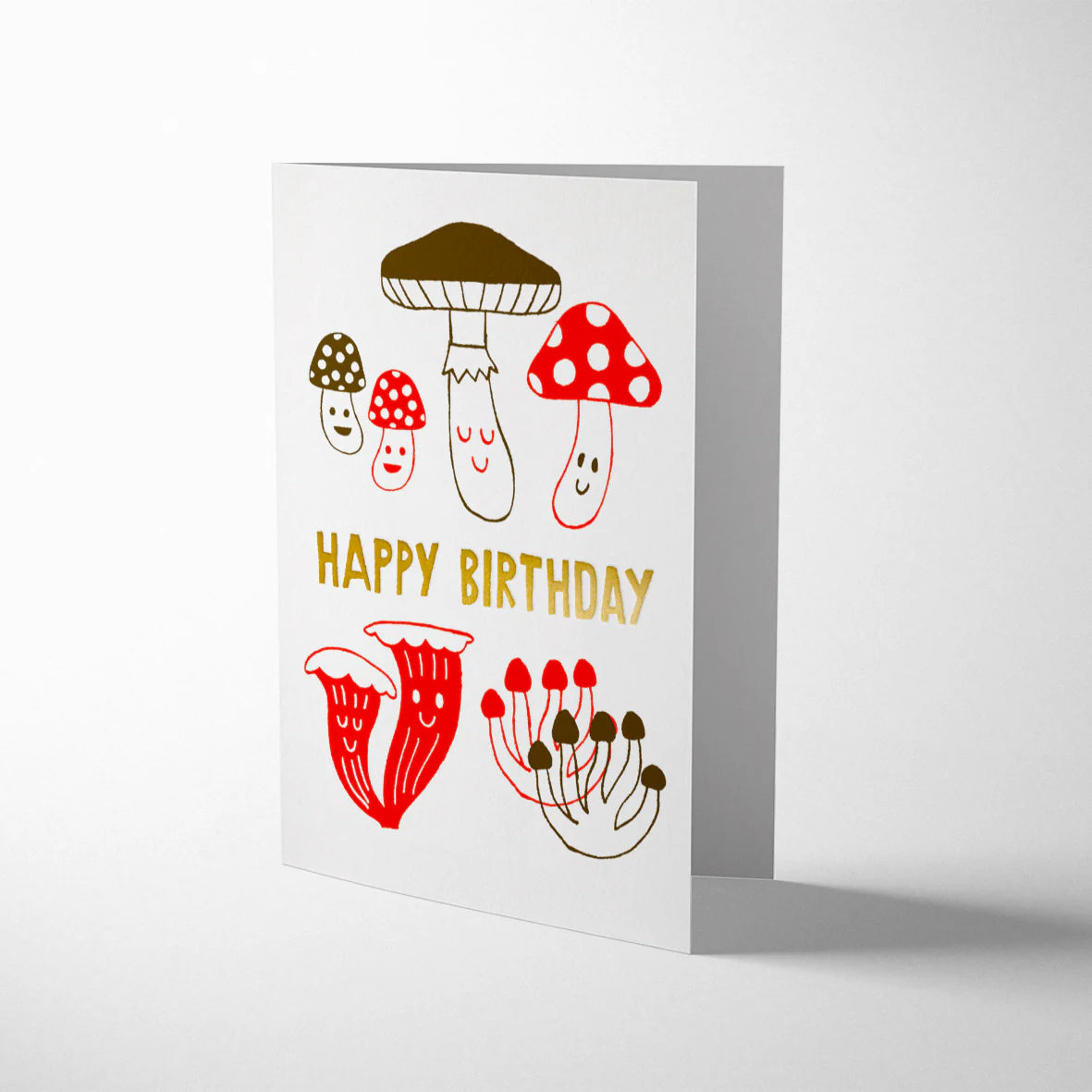 Birthday Mushrooms Card