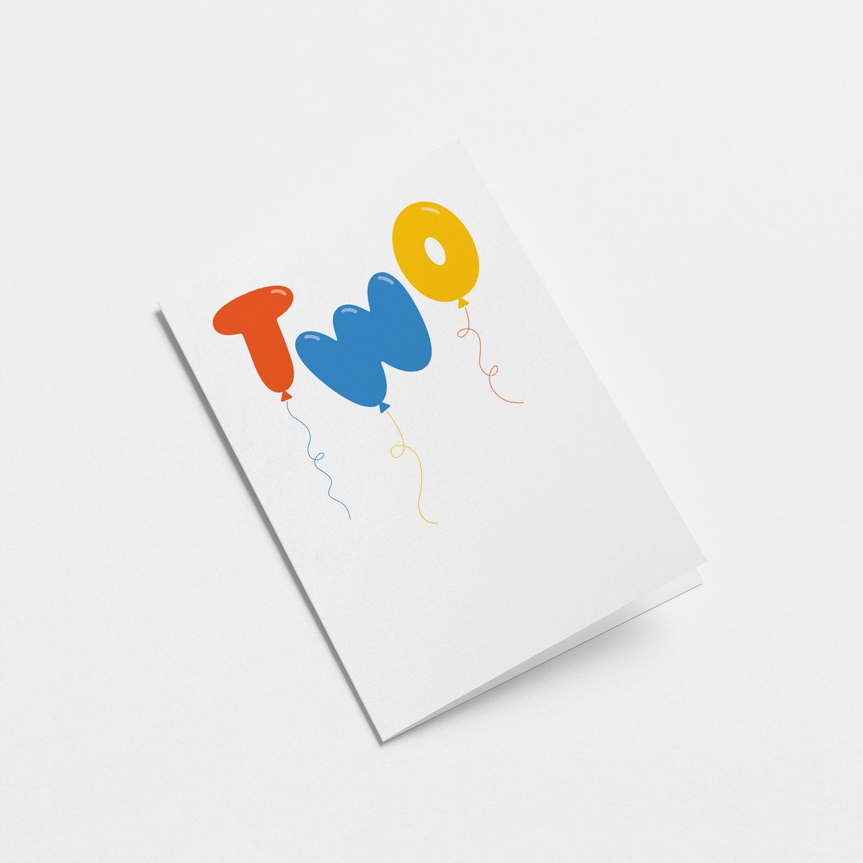 Birthday Balloons Two! Birthday Card