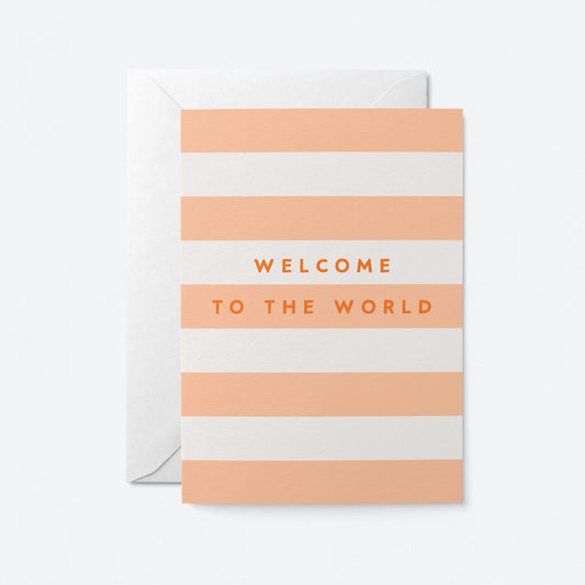 Welcome to the World Greeting Card