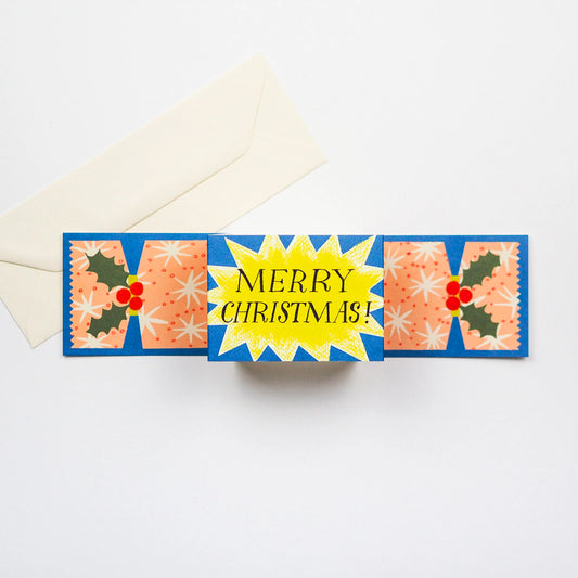 Starburst Christmas Cracker Card