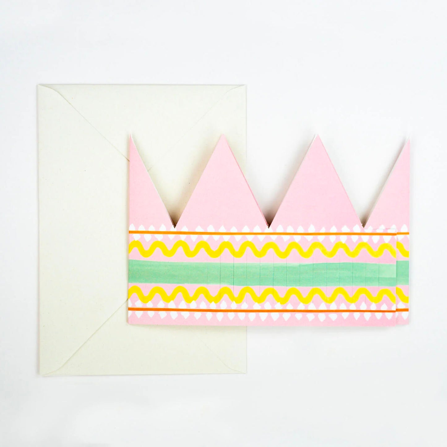 Birthday Queen Party Hat Card