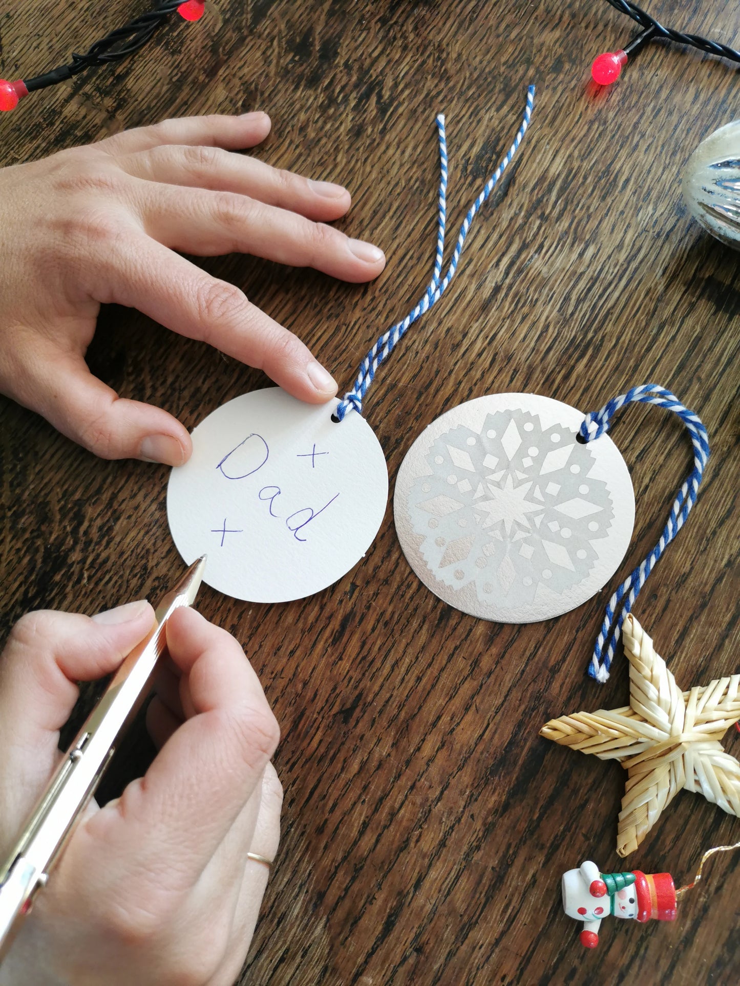 Snowflake Gift Tags