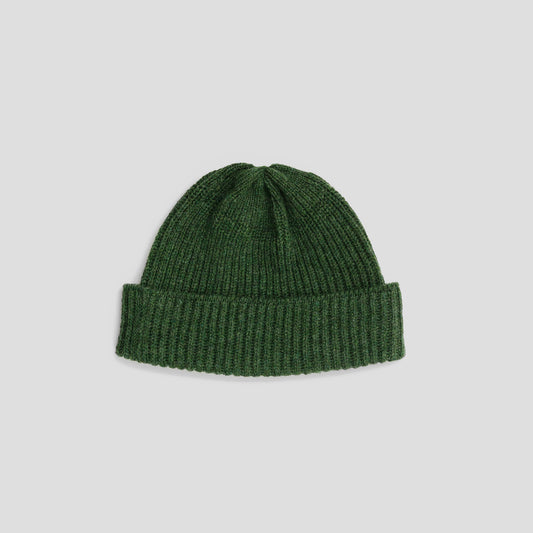 Lambswool Fisherman’s Beanie in Serpentine