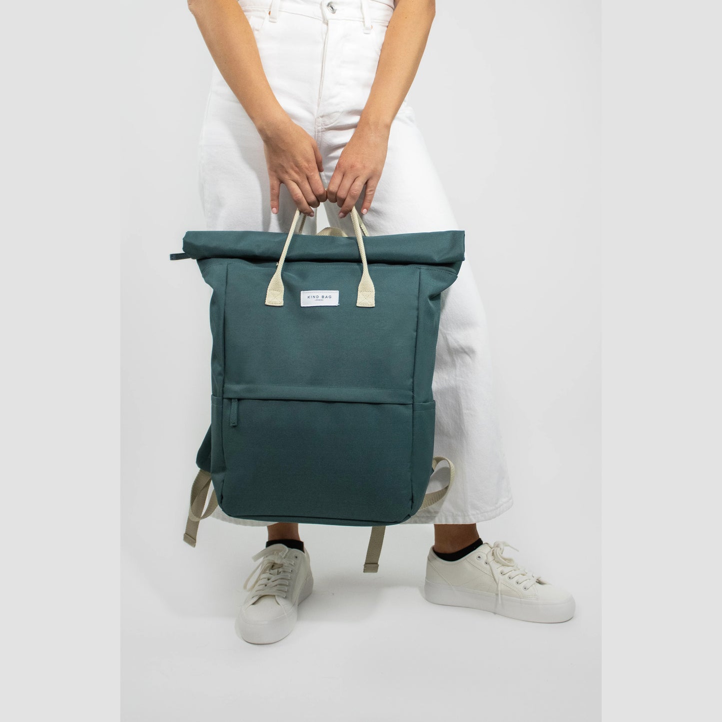 Hackney Large Back Pack in Moss Green