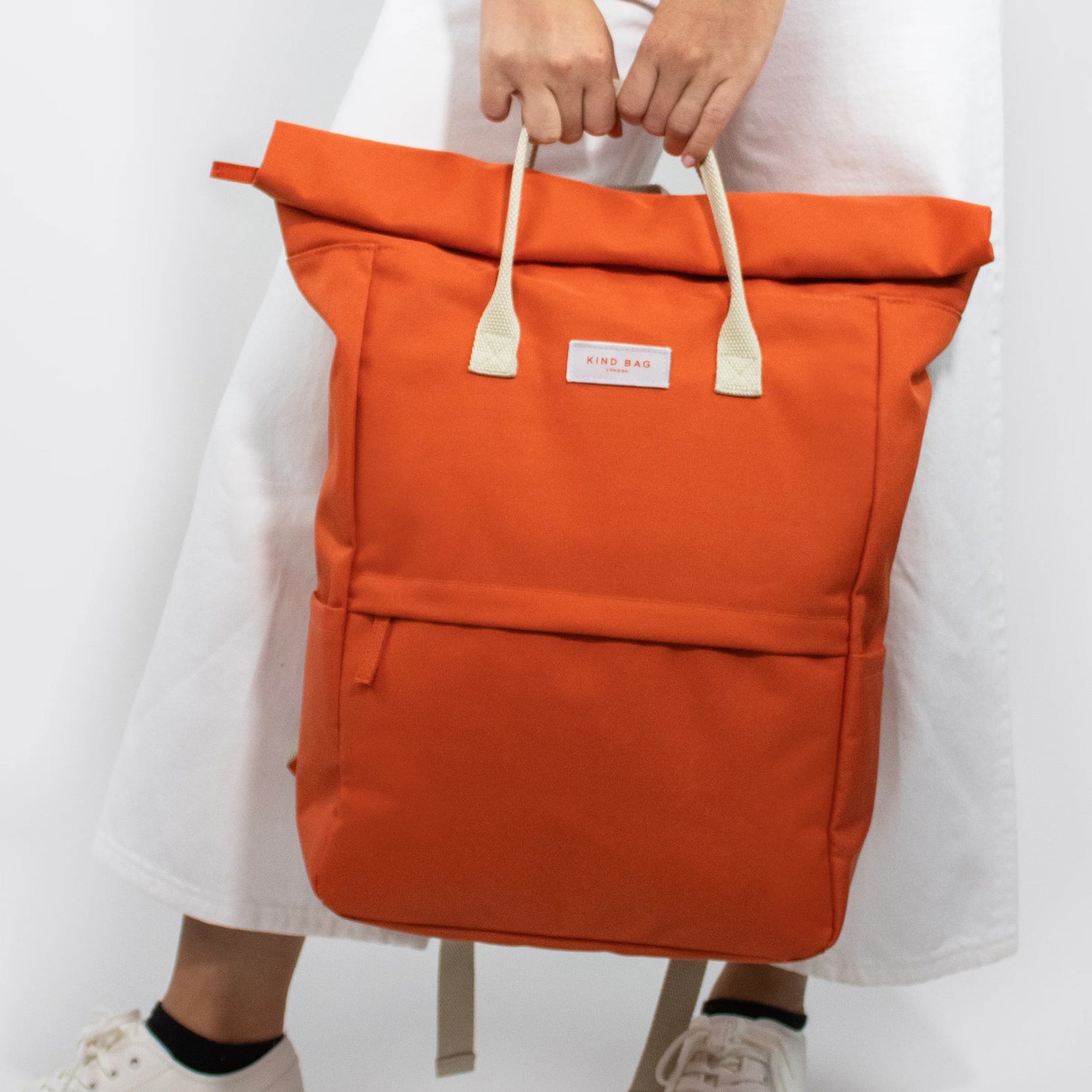 Hackney Large Back Pack in Burnt Orange