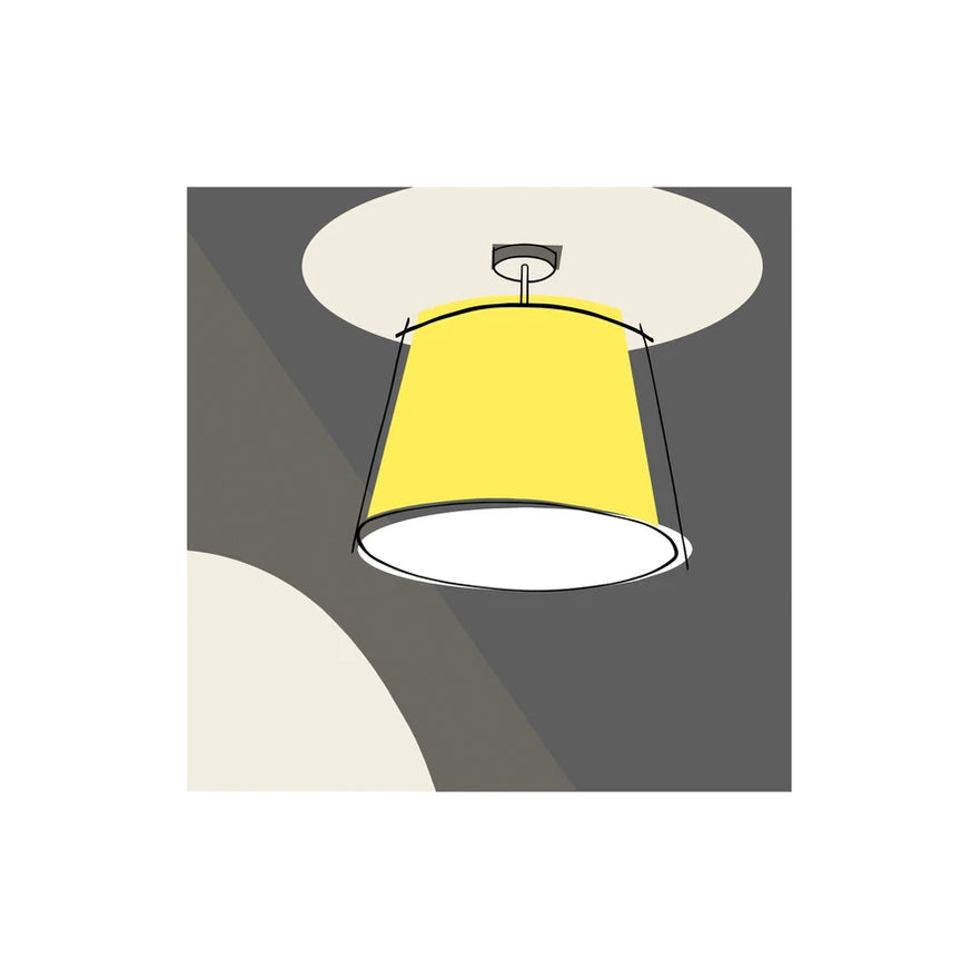 Lampshade Giclee Print in Yellow