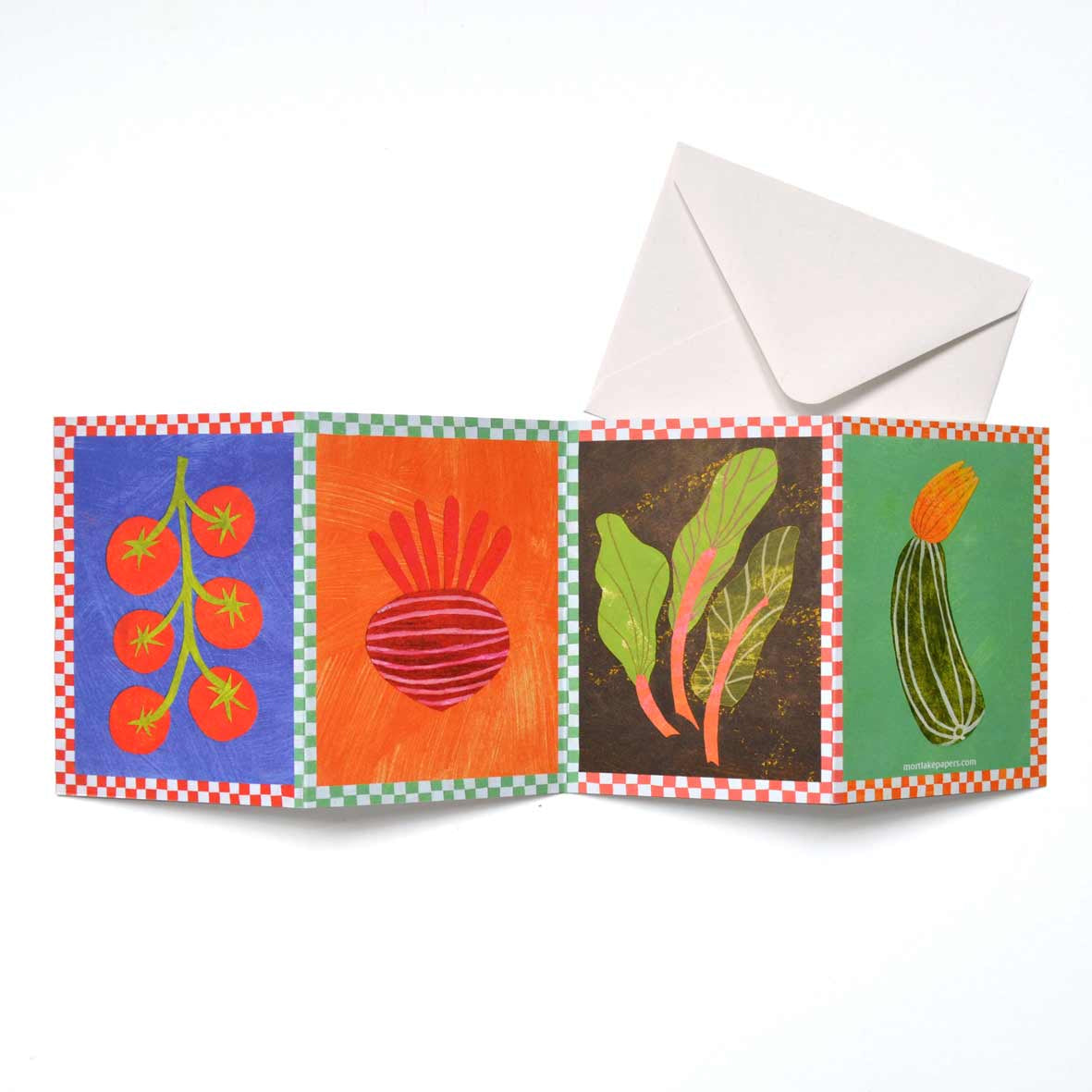 Veg Patch Concertina Card