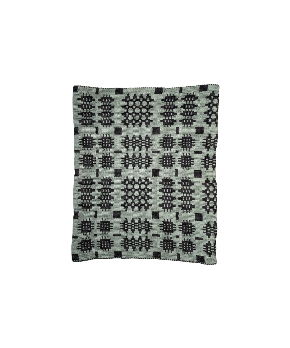 Carthen Merino Tube Scarf - Duck Egg/Umber