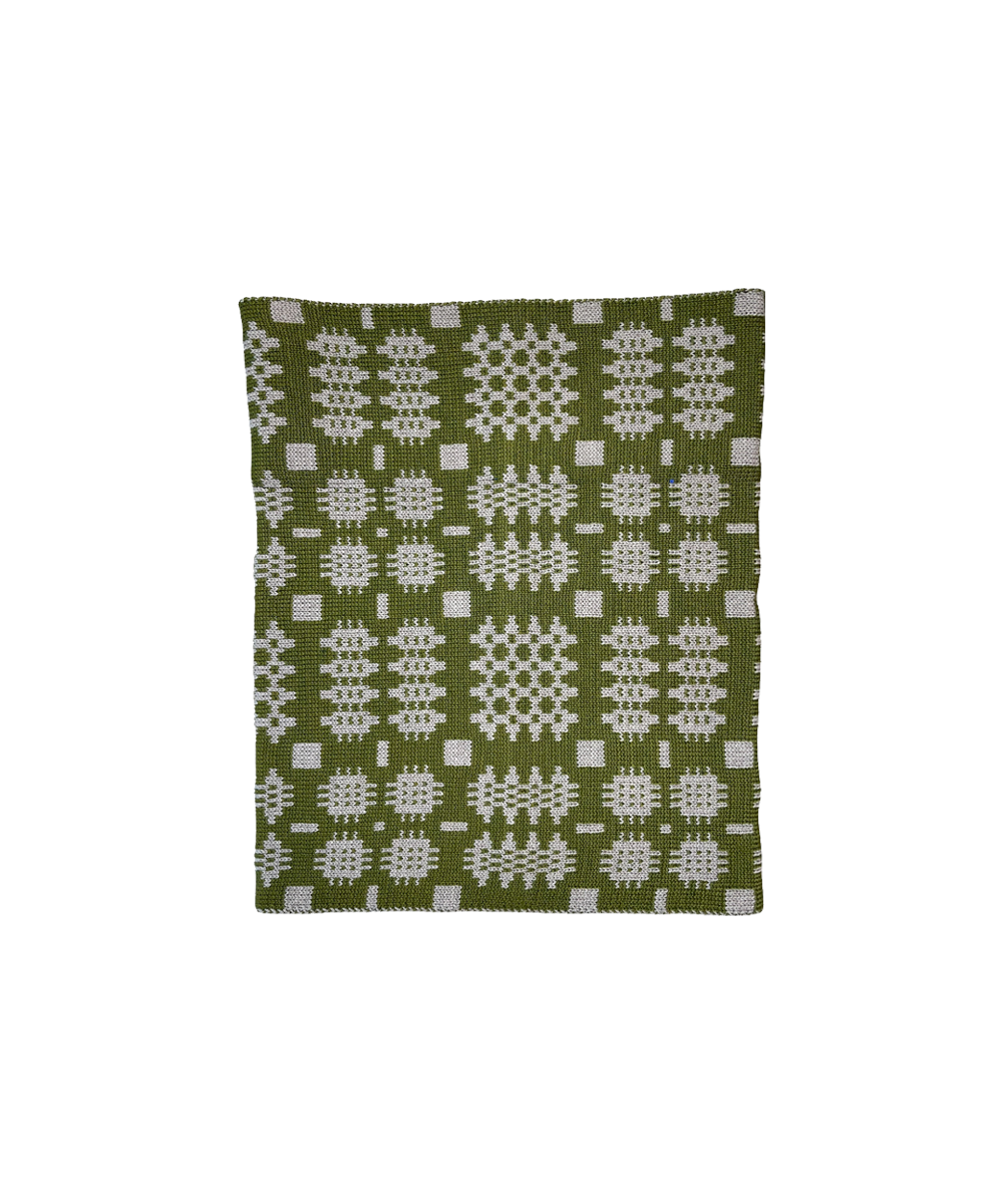 Carthen Merino Tube Scarf - Lichen/Wheat