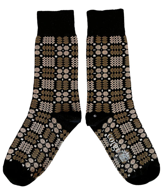 Carthen Socks - Soot/Fields