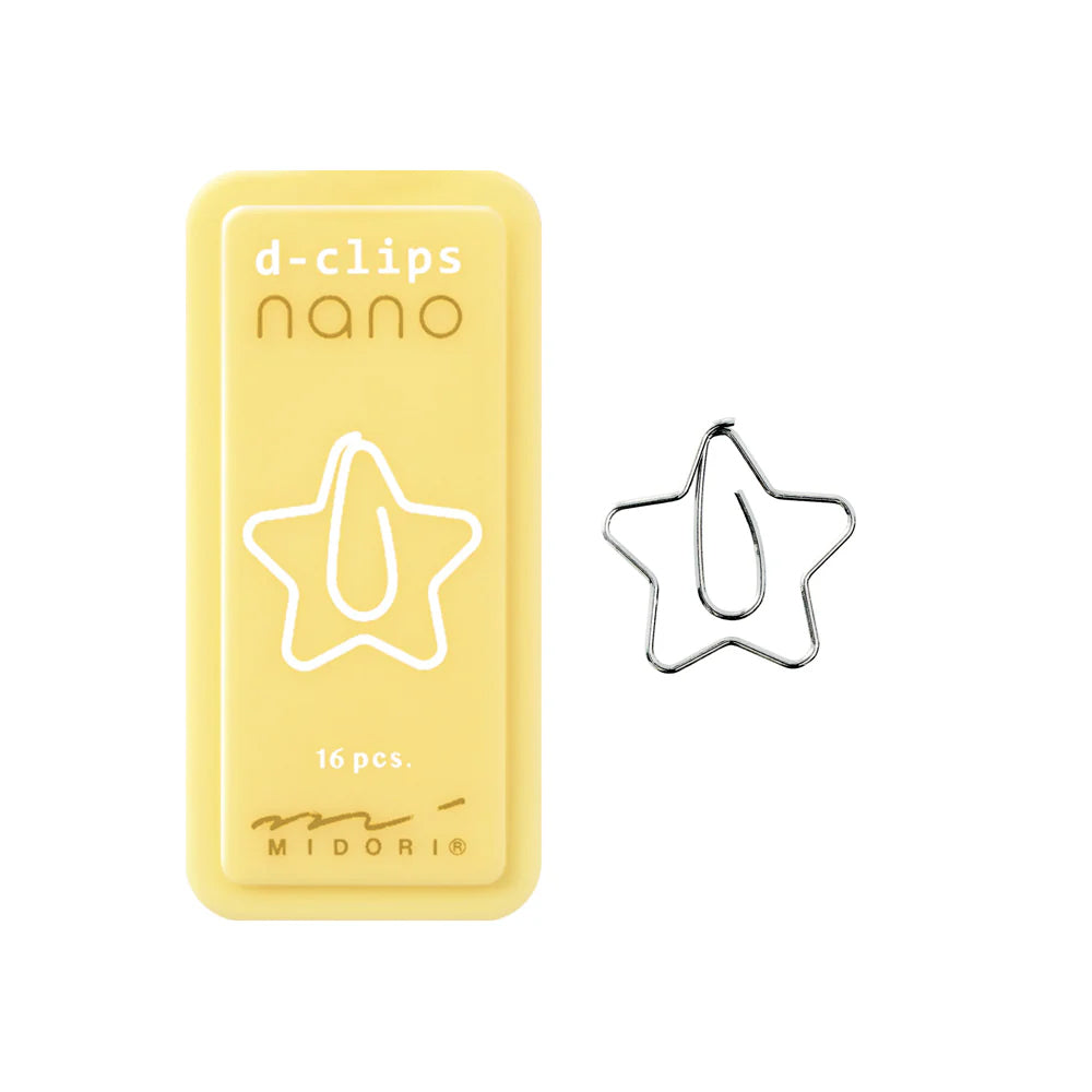 Midori D-Clips Nano - Star Paperclip