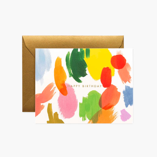 Colour Palette Birthday Card