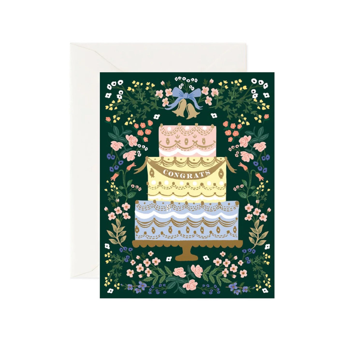 Woodland Wedding Cake Card