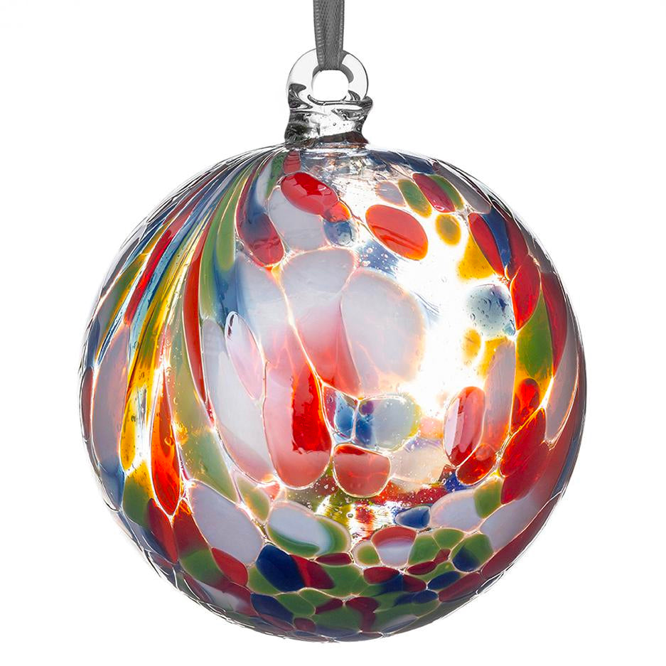Glass Bauble in Parrot