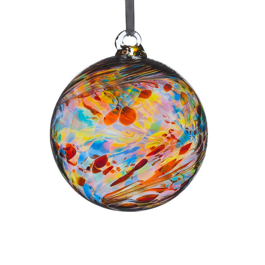 Glass Bauble in Multicolour